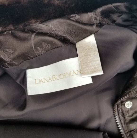 Vintage Dana Buchman faux fur drawstring S..M..L - Picture 6 of 9